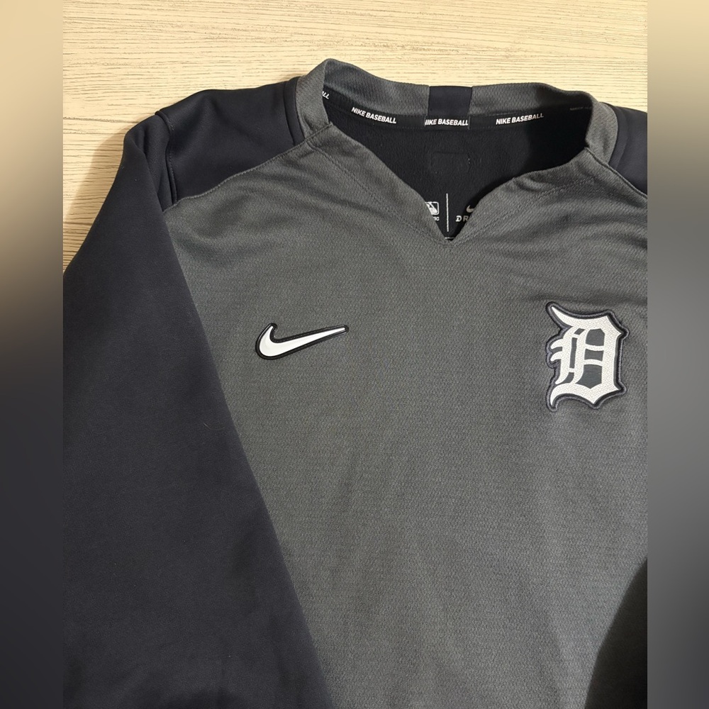 Nike Dark Gray Baseball Pullover - image 6